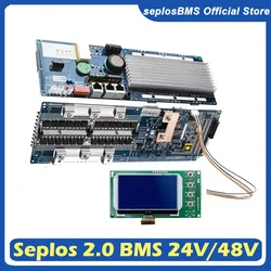 Seplos Smart BMS 8S 13S 14S 15S 16S 50A 100A 150A 200A 48V CAN/RS485 Płyta Bluetooth LiFePO4 Bateria komunikacyjna do falownika 10E