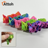 Adorable Multi Jointed Keyring 3D Fox Unique Keychain Colorful Articulating Toy Action Figure Desk Decoration Ornament Gifts