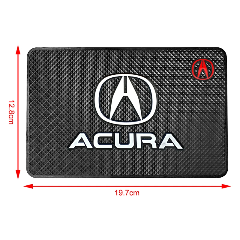 Car Mobile Phone Mat Dashboard Mat Rubber Mat  Non-Slip Pad For Acura RDX Integra TLX CDX MDX RDX ZDX ILX Auto Car Accessories