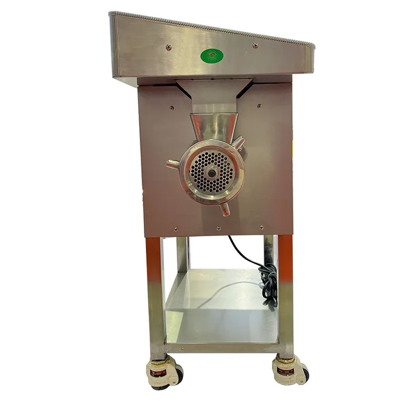 Single Auger Vertical Meat Grinder Stainless Steel Single Head Multifunctional Meat Mincer Canteen Meat Grinder Chili Crusher