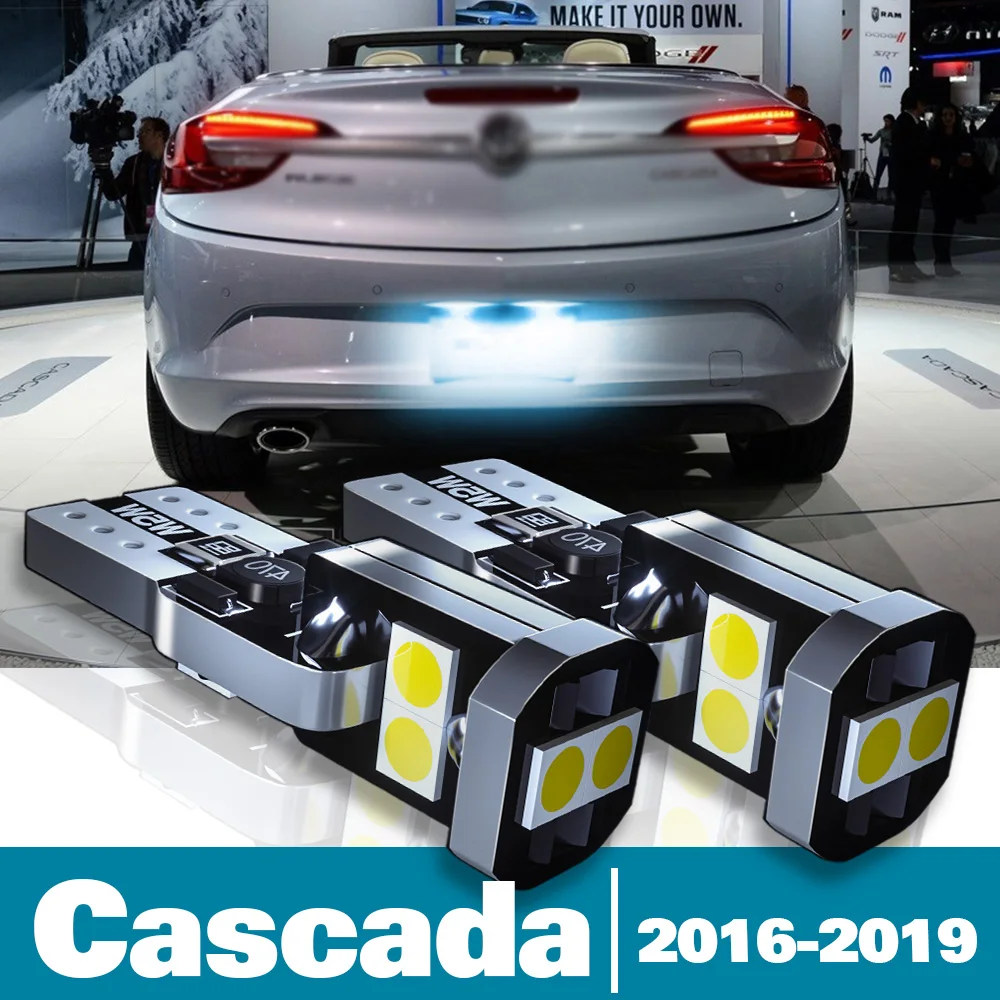 

2 шт., светодиодный ные подсветки для номерного знака Buick Cascada Accessories 2016 2017 2018 2019