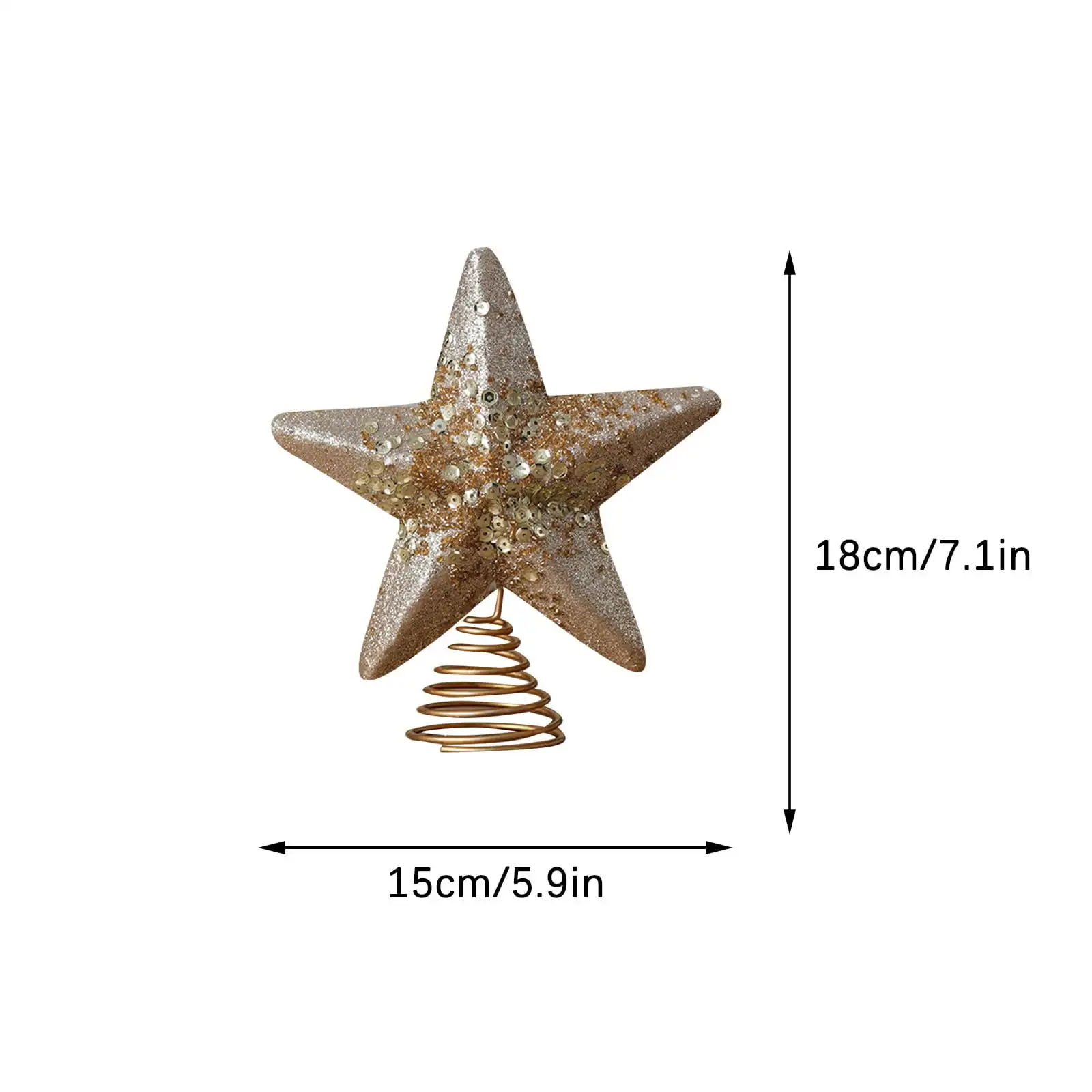 Christmas Tree Top Star Decora - Star Tree Topper ulasan dan harga