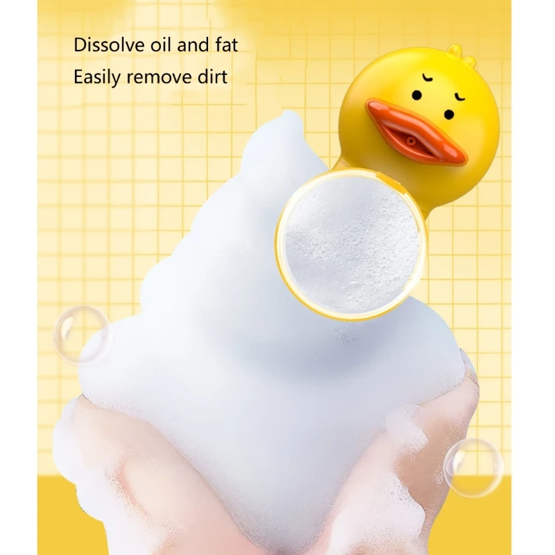 USB Rechargeable Yellow Duck Pet Bath Foam Machine With 1200mAh Battery For Easy Dog Cleaning Pet Grooming Supply