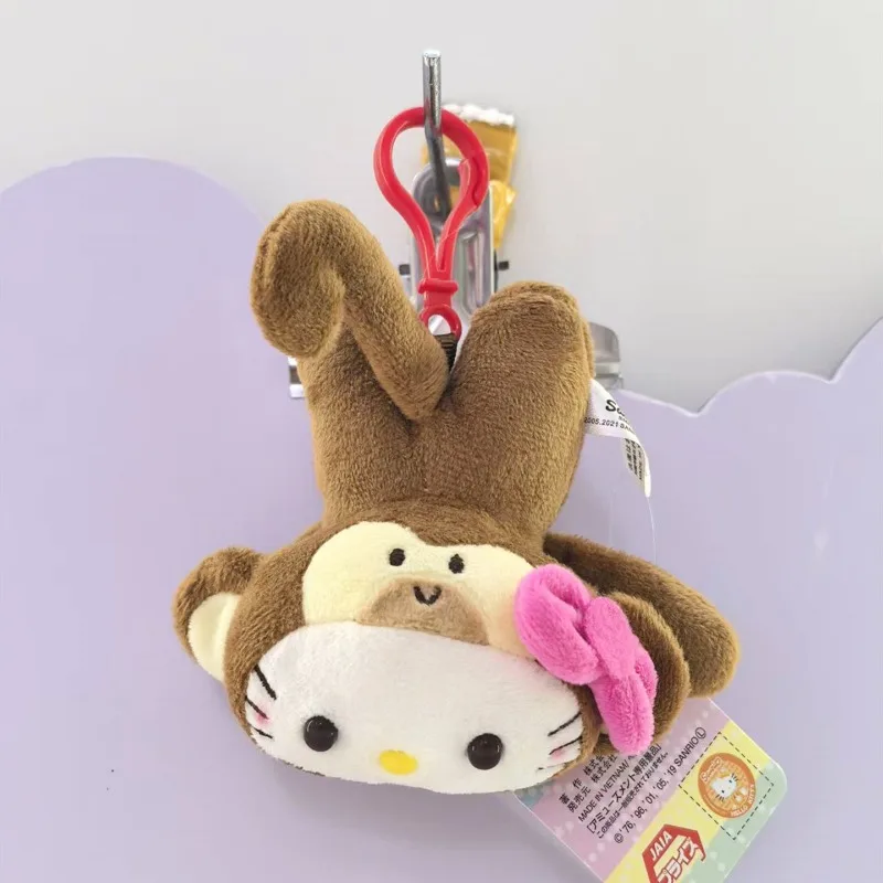 

Новая 11 см Kawaii обезьяна Hellokittys средневековая ограниченная плюшевая кукла милая девушка сумка в форме сердца кулон игрушка брелок украшение подарок на день рождения