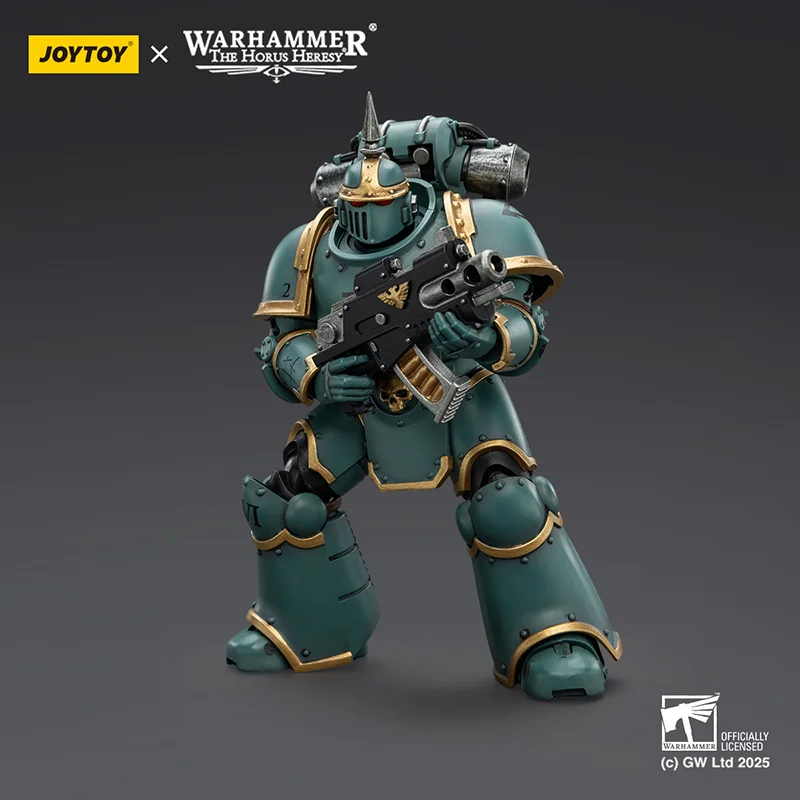 JOYTOY Source sombre Warhammer Horus Heresy MK III ensemble de soldats à 7 figurines articulées à l'échelle 1:18