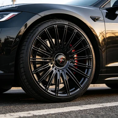 

Многоспицевые глянцевые черные кованые диски 16-24 дюйма, высококачественные легкосплавные диски для автоспорта