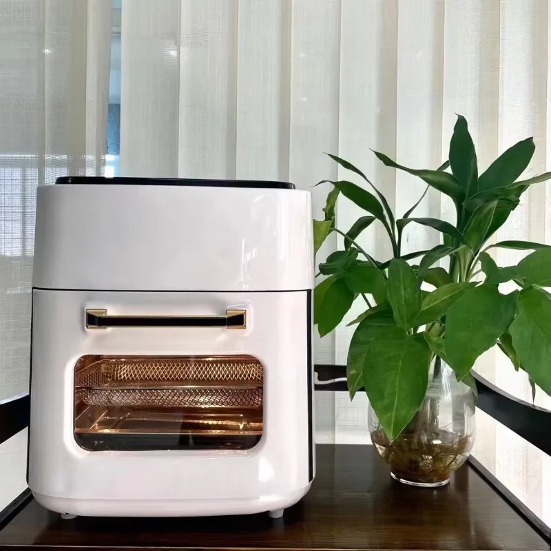 مقلاة هوائية كهربائية متعددة الأكثر مبيعًا من Silver Crown، فرن زيت ذو سعة كبيرة للاستخدام المنزلي يتميز بشاشة LCD بلاستيكية #1