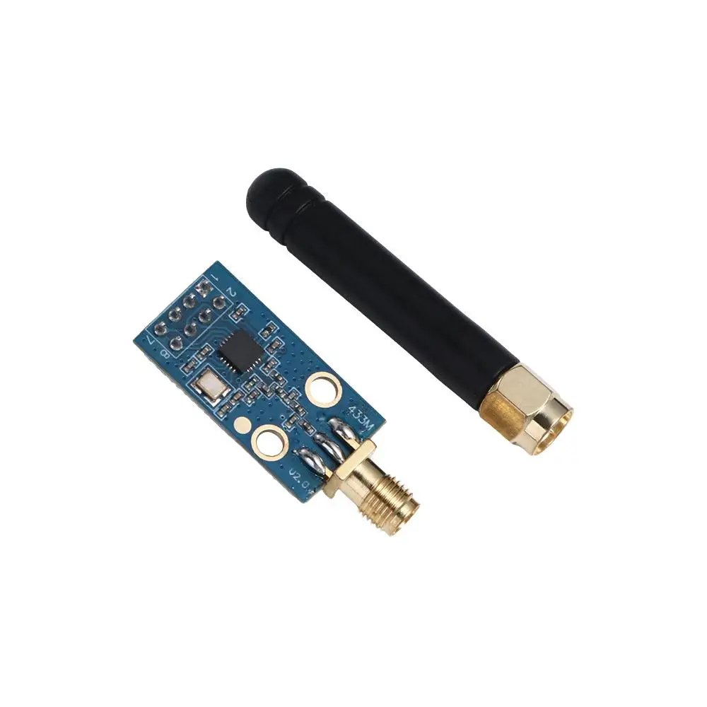 433MHZ CC1101 Wireless Module CC1101 RF Chip Blue&black Wireless Transceiver Module 15*28mm(0.59*1.10in) RF Module