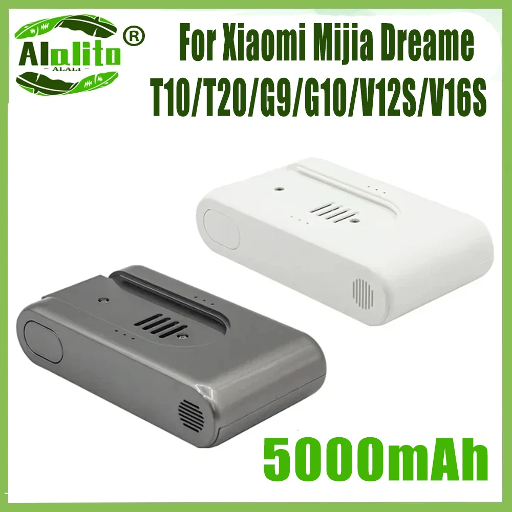 

For XIAOMI G9 G10 Vacuum Cleaner Accessories Extended Battery Pack for Dreame T10 5000mAh T20 5000mAh