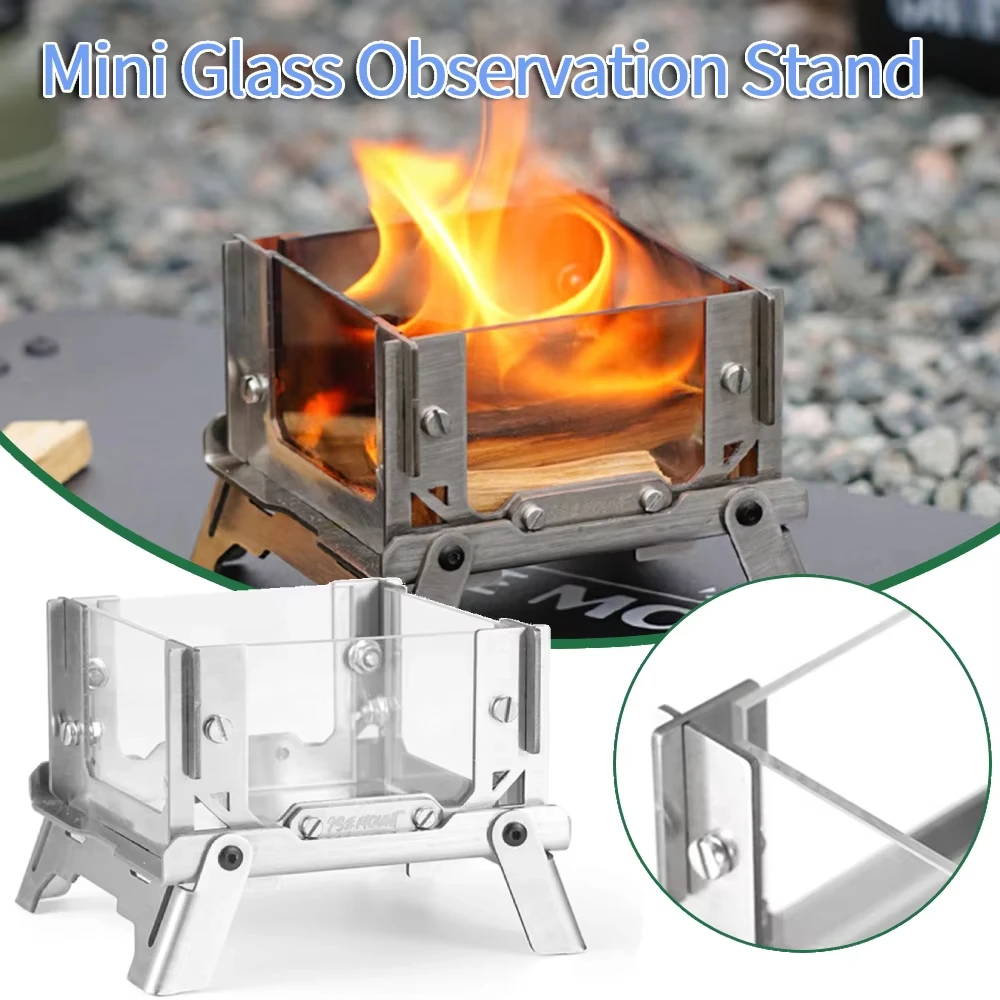 

Уличные походные дровяные печи, брызги из нержавеющей стали, грили, походный обогреватель для наблюдения за дикой природой, портативная костра для кемпинга