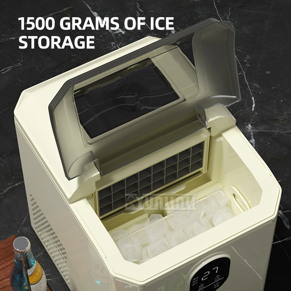 ハンドル付きポータブル製氷機、セルフクリーニング製氷機、商用デスクトップ製氷機