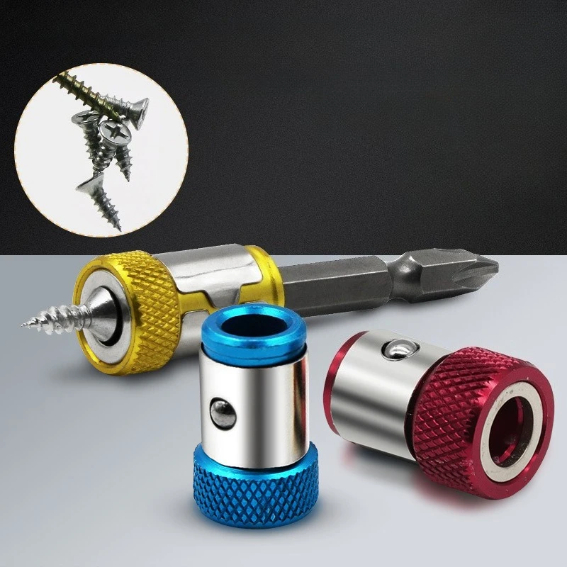 Magnetische Schraubenringe Abnehmbarer Magnetisierer-Schraubendreher-Ring für 1/4 Zoll Schraubendreher-Bits Adapter Schraubendreher-Bohrer Elektrowerkzeug – Detail 3