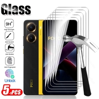 5-1Pcs 9H Tempered Glass For Poco X7 Pro 5G Protective Glass PocoX7Pro Poko Little X7Pro X 7 Pro 7Pro Screen Protector HD Film