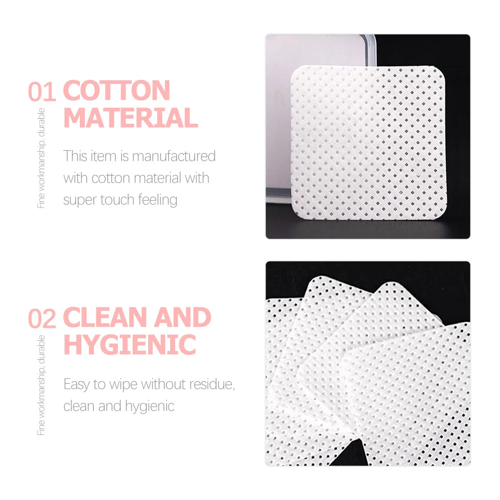 

Eyelash Glue Wipes Cleaning Pad For Residue Remover Nonwoven Fabric Lash Extension Supplies Salon Use Makeup Cotton