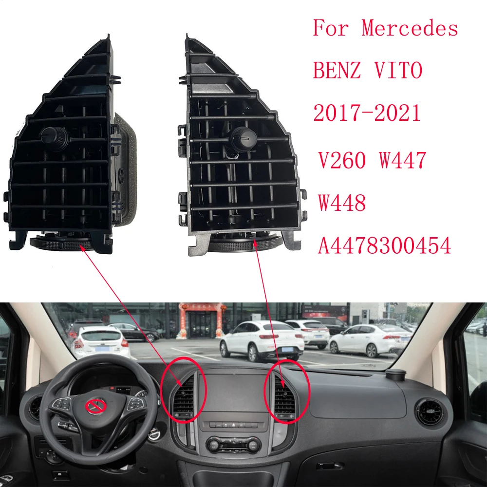 

Центральная решетка воздуховода кондиционера OEM A4478300654 для Mercedes Benz Vito V260 W447 W448 A4478300454