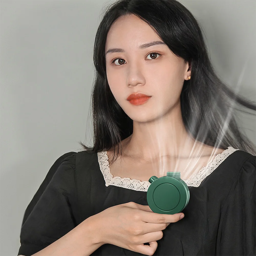 

Mini Waist Fan with 3 Speeds Portable Fan Rechargeable Personal Body Fan for Outdoor Work Hiking Travel