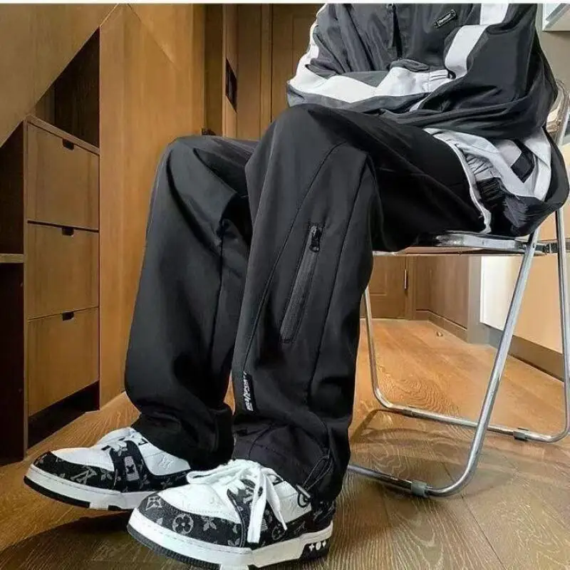 

Spring Men's Clothes Large Sizes Clothing Men Thermal Trousers Overalls Working Pants for Man Homme Leisure Clothes Baggy Pants