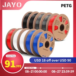 JAYO 10Rolls 3D FDM 100%No bubbel PLA Meta/PETG/SILK/PLA PLUS/ABS Filament 3D Printer 1.75mm European warehouse delivery fast