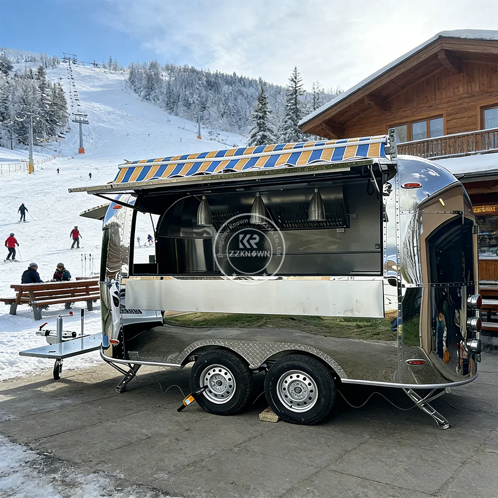 

Premium Coffee Burger Truck Street Catering Outdoor Mobile Kitchen Food Trailer Night Market Food Truck For Business