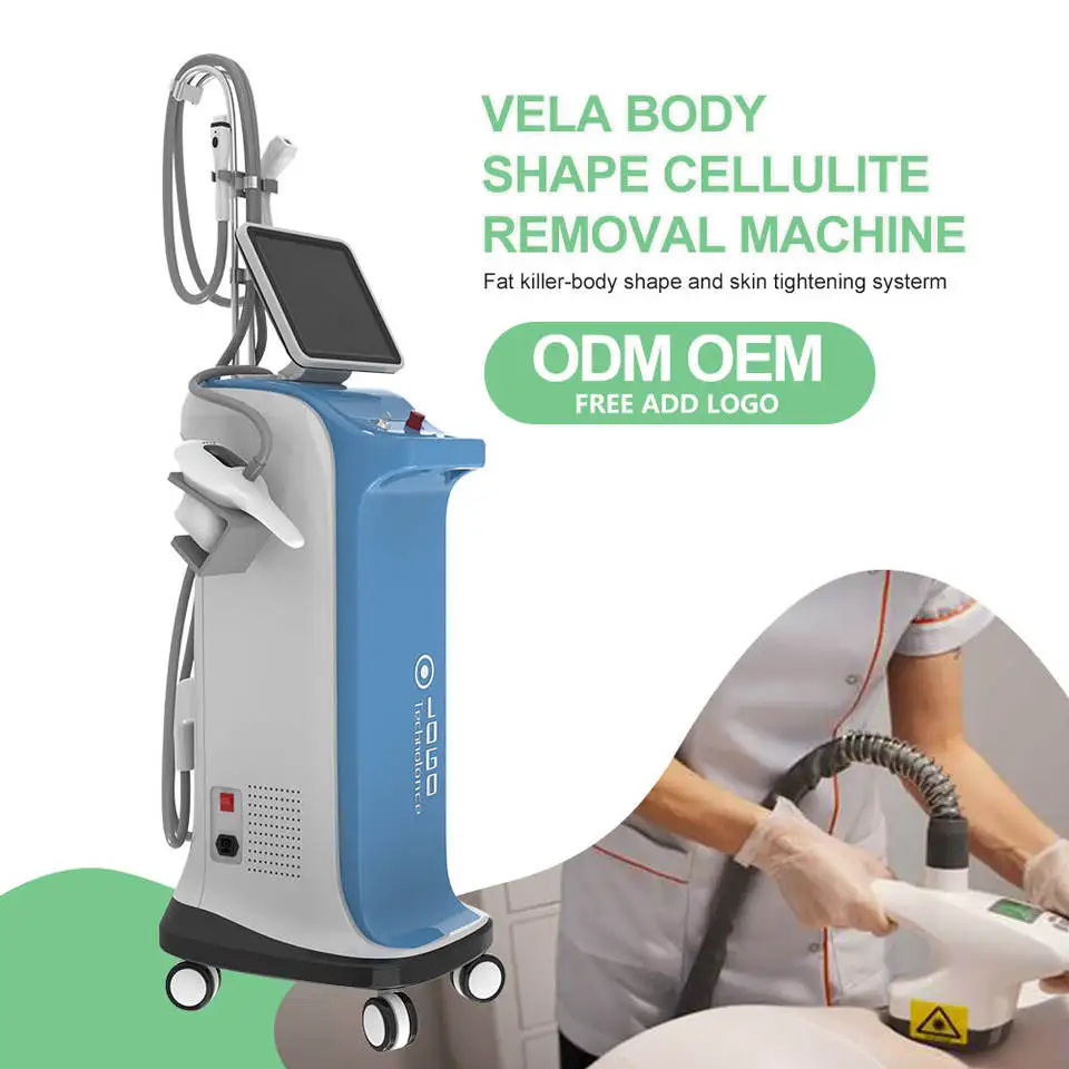 Vacuum Roller Massage Cavitation R F Vela Body Shape Skin Tightening Fat Removal Anti Cellulite Weight Loss Body Contour Machine