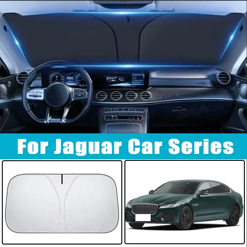 

Car Windshield Sunshades Cover for Jaguar XE XF XJ XK XFR XJS F-Type E-Pace I-Pace S-Type E-type Sun Protection