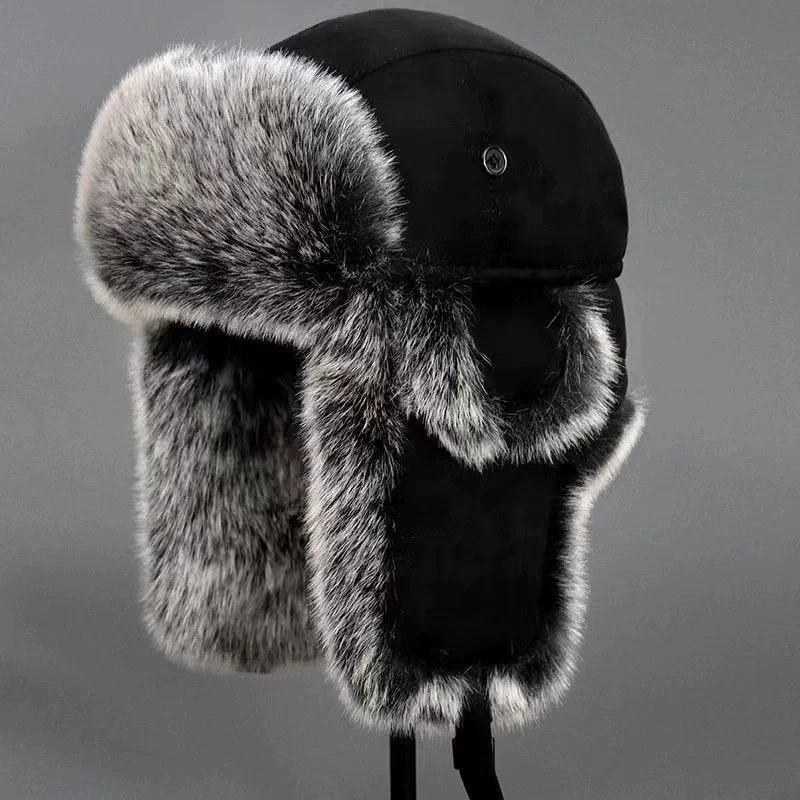 Men's Winter Ear-Warming Hats: Pilot-Style Cotton Hats, Ski Hats, and Thickened Outdoor Cycling Hats