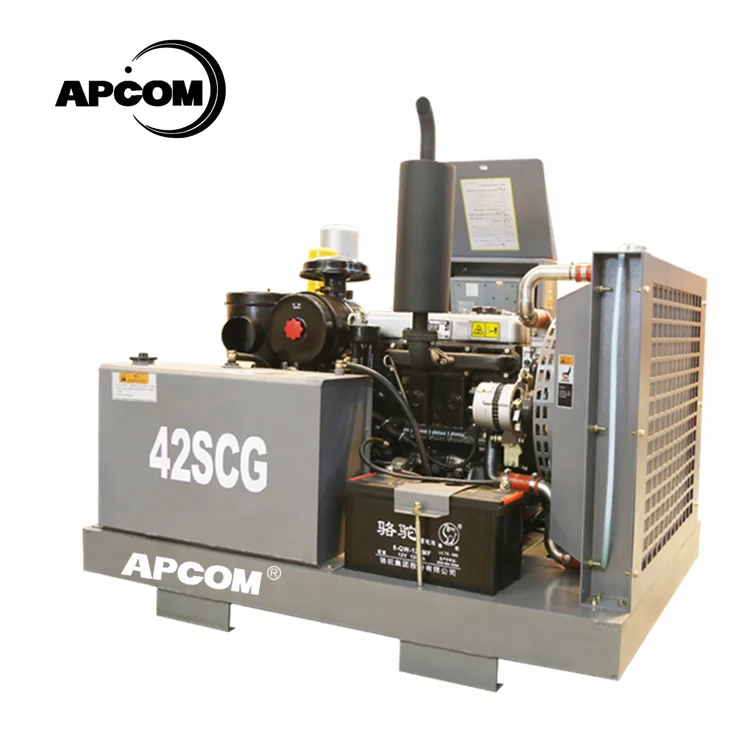 APCOM 185 CFM air Compressor for Machine Portable Screw 185CFM air Compressor for Sand Blasting