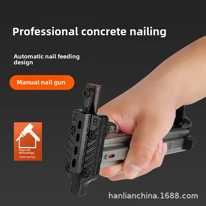 Pneumatic Nail Gun Tool For Cement Wall Shooting Nail Gun Dedicated Repair Fast Nailing Feature For Home Decoration