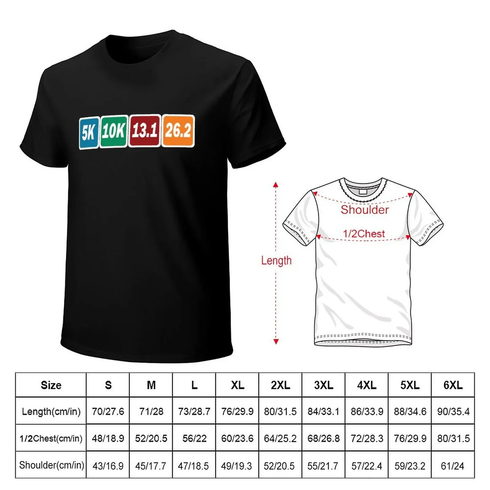 Marathon Runner Gifts Women Men 5K 10K 13.1 26.2 Marathoner T-Shirt plus size clothes Short sleeve tee mens vintage t shirts