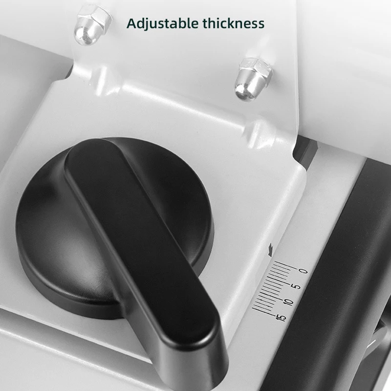 전동 식품 슬라이서 커터 데스크탑 고기 슬라이서 양고기 롤 고기 절단기, 빵 야채 소시지 슬라이스 기계 110V