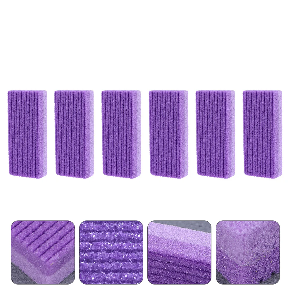 6 Pcs Pumice Stone Foot Grinding Tool Pedicure Tools for Feet Scrubber Men