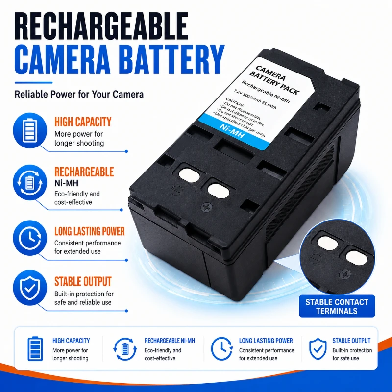 

4Ah High Battery Compatible for Sony NP-33 NP-55 NP-55H NP-66 NP-66H NP-67 NP-68 NP-77 NP-77H NP-78 NP-98 C66 Series