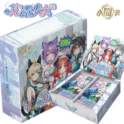 Genuine Flower Girl Goddess Story Collection Cards Booster Box Anime strong Girl refry Card edizione limitata regali per bambini