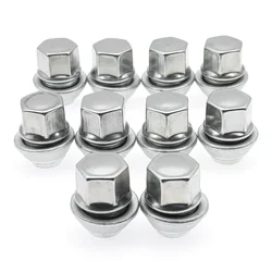 10pcs Wheel Nuts M12 X 1.5 19MM Bolt Lug Stud For Ford Focus MK3 Fiesta Mondeo C-Max Escape Yibo Lincoln Cadillac