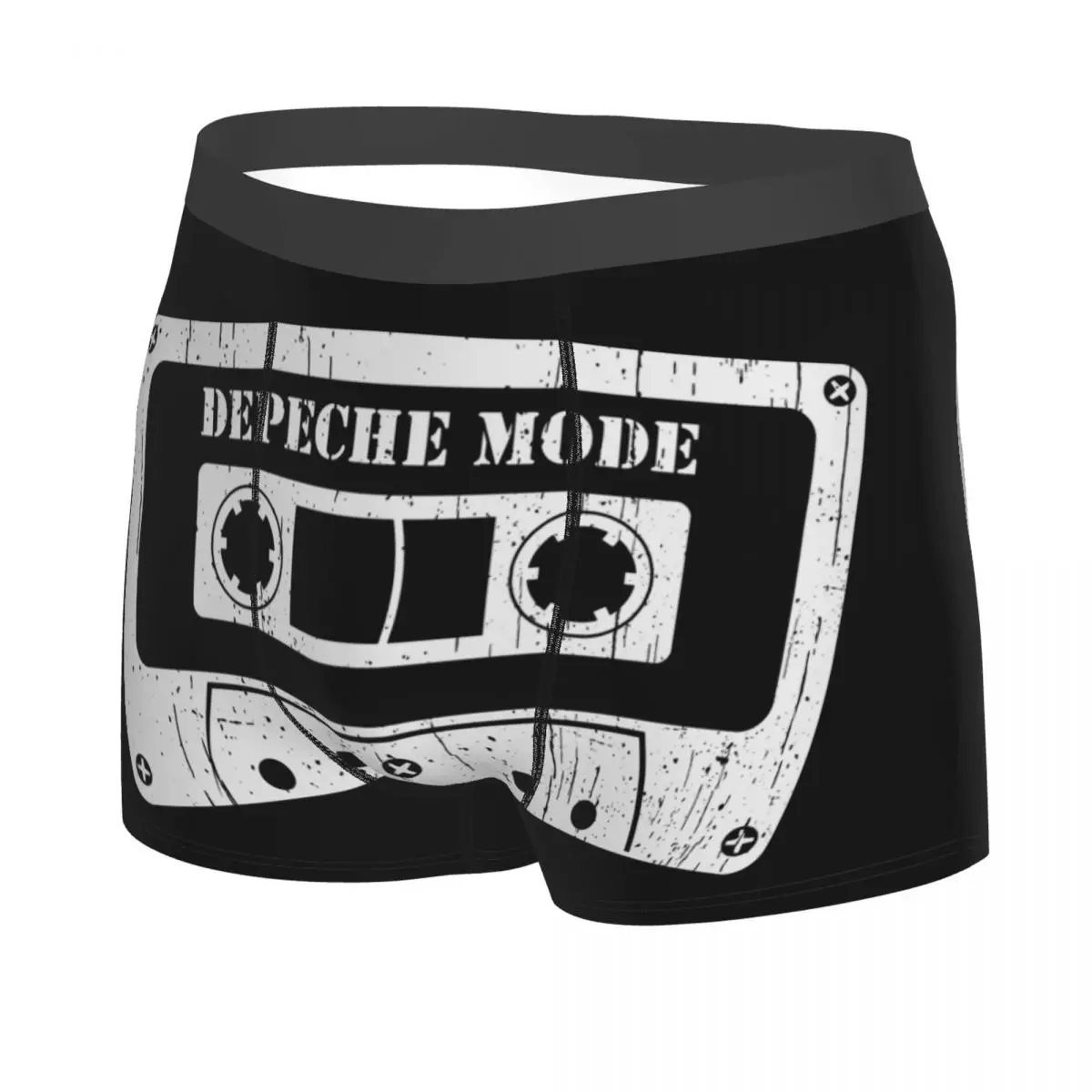 Custom Electronic Rock Depeche Cool Mode Underwear Men Printed Custom Boxer Briefs Shorts Panties Soft Underpants