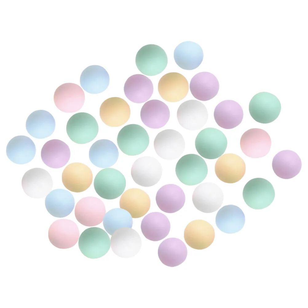 

60pcs Candy Color Wooden Beads 25MM Round Decorative DIY Accessories Craft Supplies Colored Wood Beads