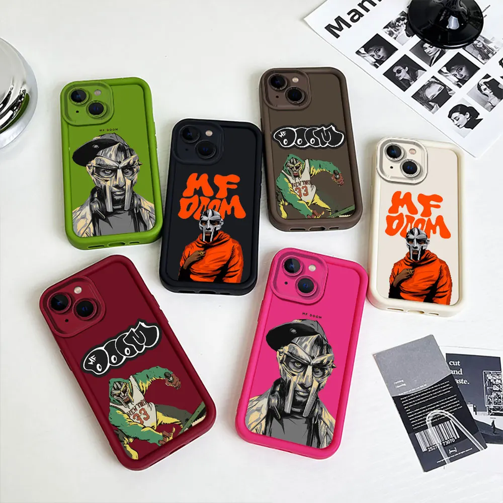 Rapper MF DOOM Daniel Dumile Phone Case For Samsung Galaxy S24Ultra S23 S22 S21 S20 Plus Fe Note 20 Ultra 5G Shockproof Cover