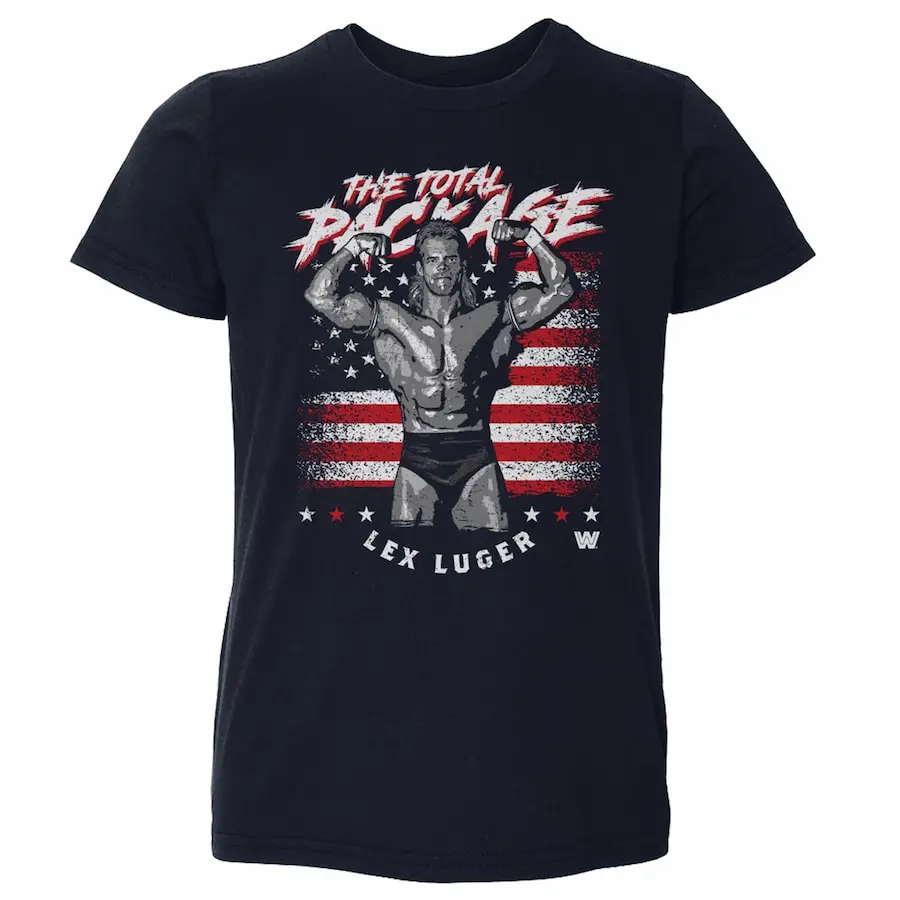 Toddler 500 Level Lex Luger American Flag T-Shirt