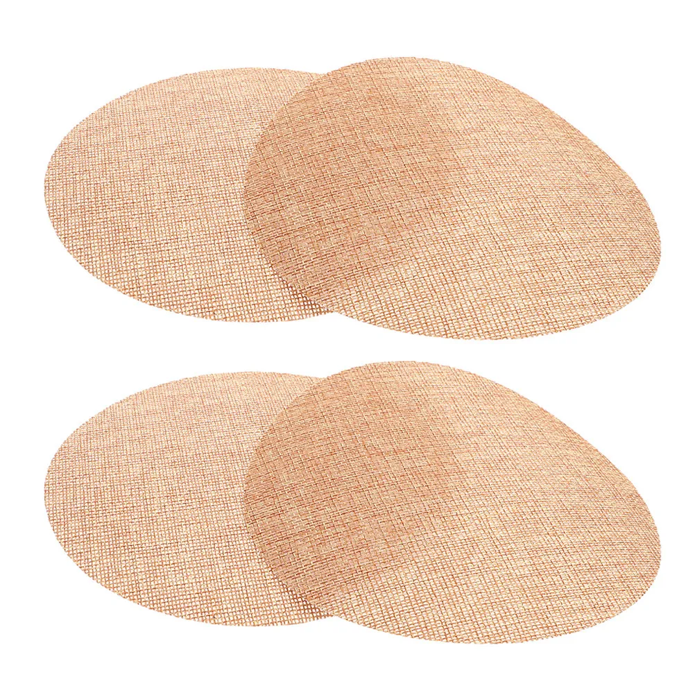 4Pcs Fabric Ceiling Light Diffuser Cover Round Soft Light Shade Replacement for Childrens Rooms Eye Safe Gentle Illumination