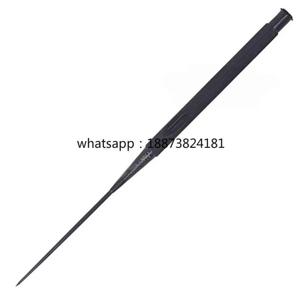 ENT Otology Operating Otoscopy  Black Gold PVD Coating Micro Ear Hook Elevator Knife Curette with Suction fast shipping