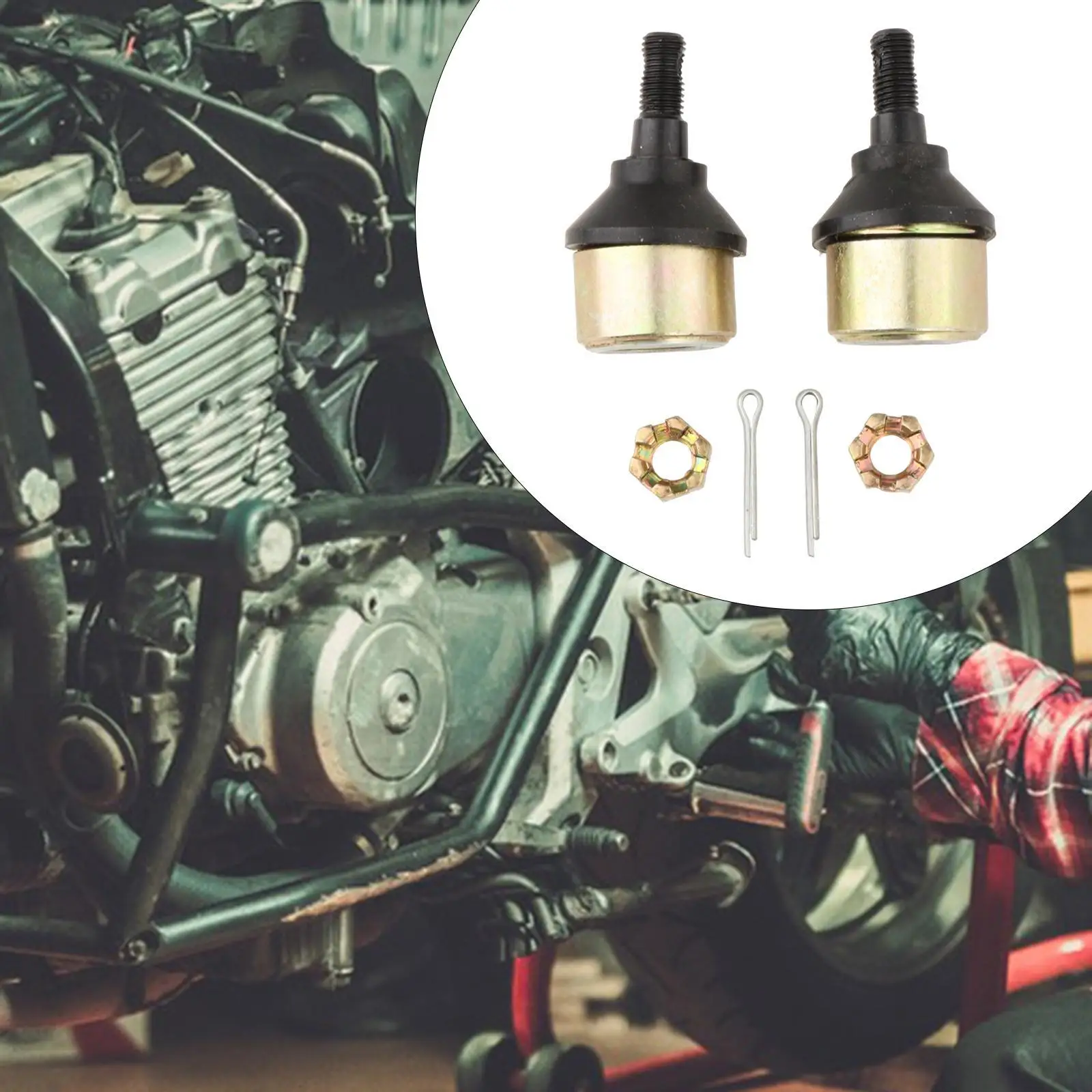 

2x Ball Joints Garage Component Maintenance Accessories Replaces 7080927 ATV UTV Spare Parts for Polaris 400 325 500 425