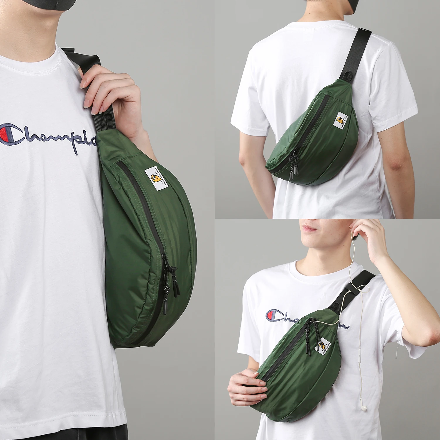 Chest Bag Men Women Crossbody Backpack Oxford Cloth Shoulder Bag Sports Outdoor Casual Messenger Bag Unisex Small Bag