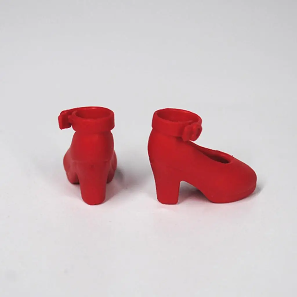 Plastic Girl Doll Shoes for Blythe Licca/Momoko/Azone Dress up Outfits Accs