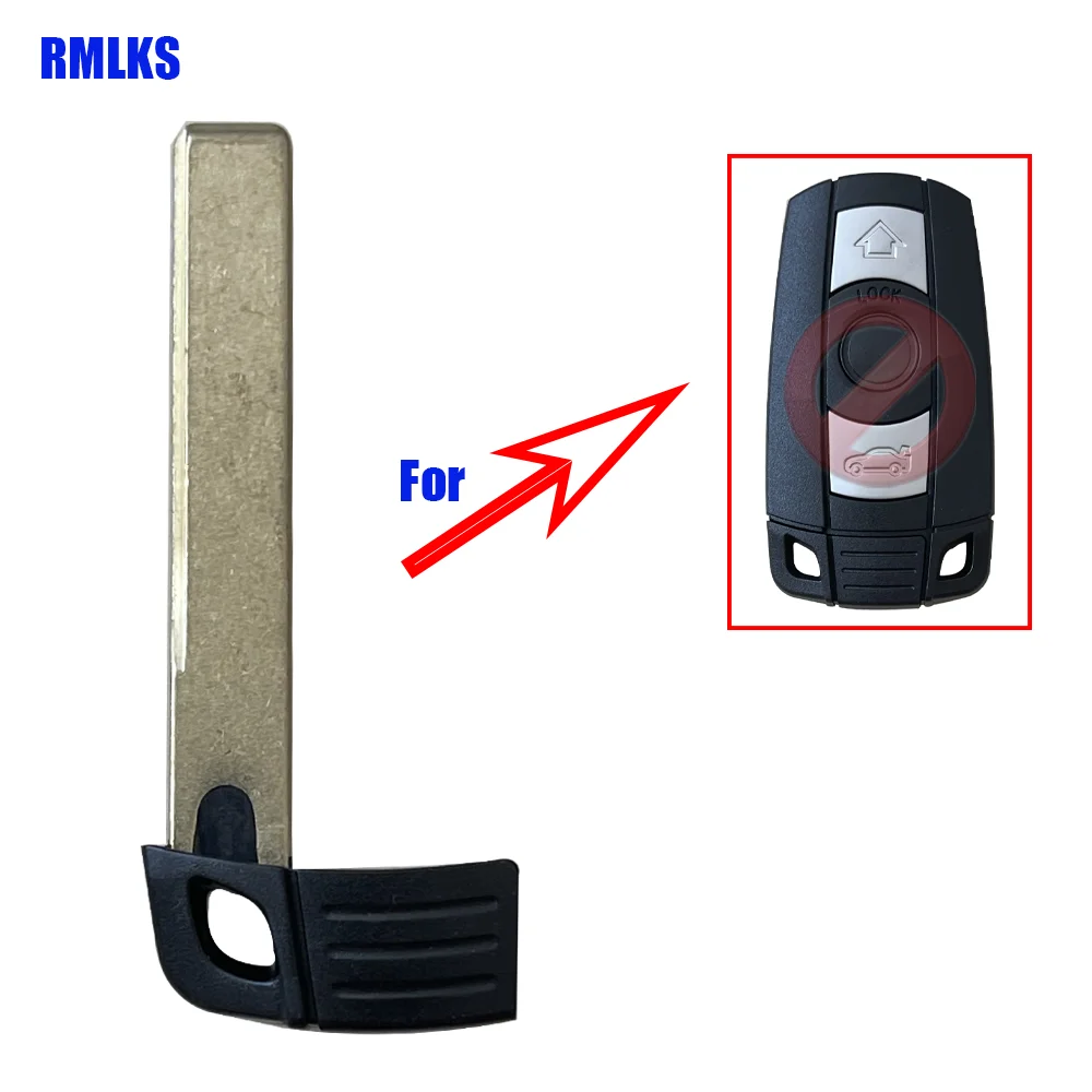 Blank Replacement Key Blade for BMW 1 3 5 7 F Series X5 X6 E46 E90 F30 MINI COOPER Uncut Insert Key For Keyless Remote Key Fob