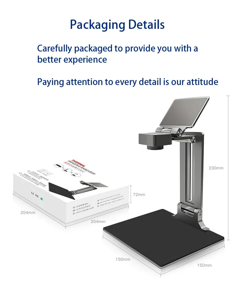 Victor 380S PCB 3D Thermal Imaging Analyzer 256*192 Circuit Leakage Short Inspect Computer Phone Repair Thermal Camera Imager