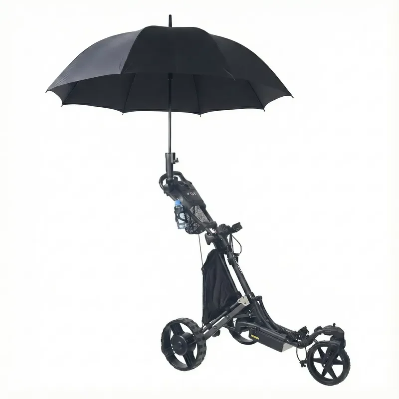 3 Wheel Electric Golf Trolley Foldable Lithium Battery Remote Control 360W Motor Aluminum Alloy Cart for 36 Hole Course Hill