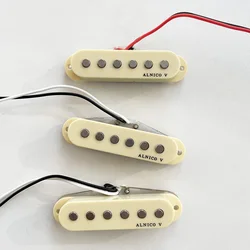 3pcs Alnico V Guitar Pickup Single Coil Humbucker Pickups Neck Middle Bridge Set For ST Electric Guitar Parts Accessories