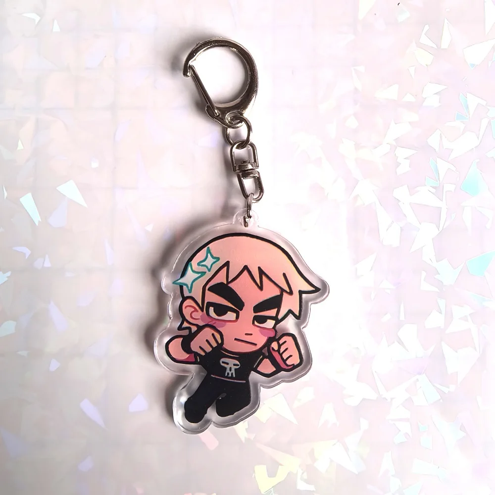 Crooked Boy Scott Pilgrim Acrylic Keychain