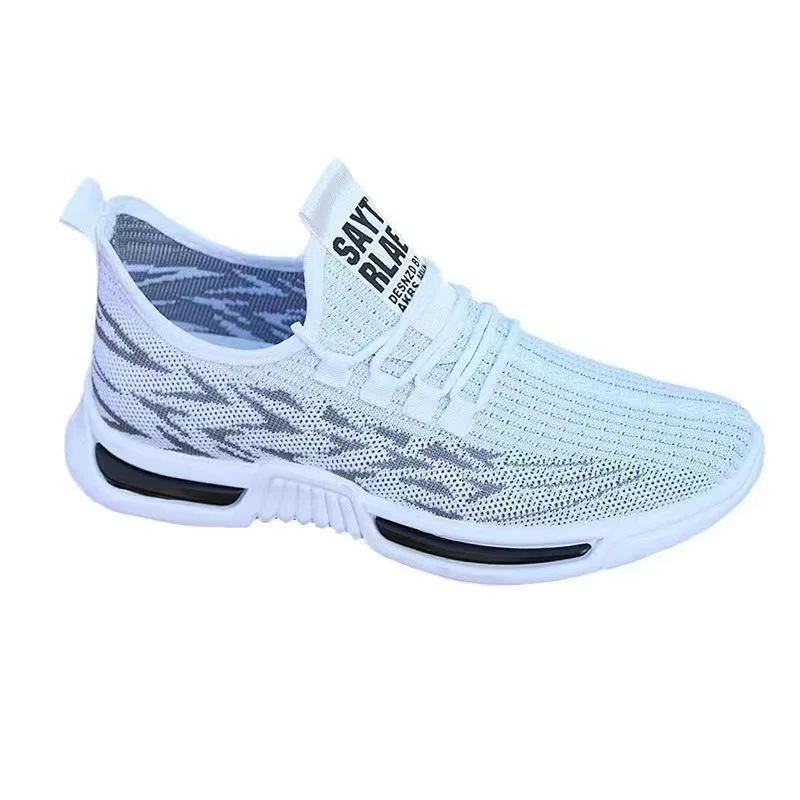 Male sneakers Men\'s mesh lightweight breathable casual sports shoes summer soft sole outdoor running shoes student walking shoes