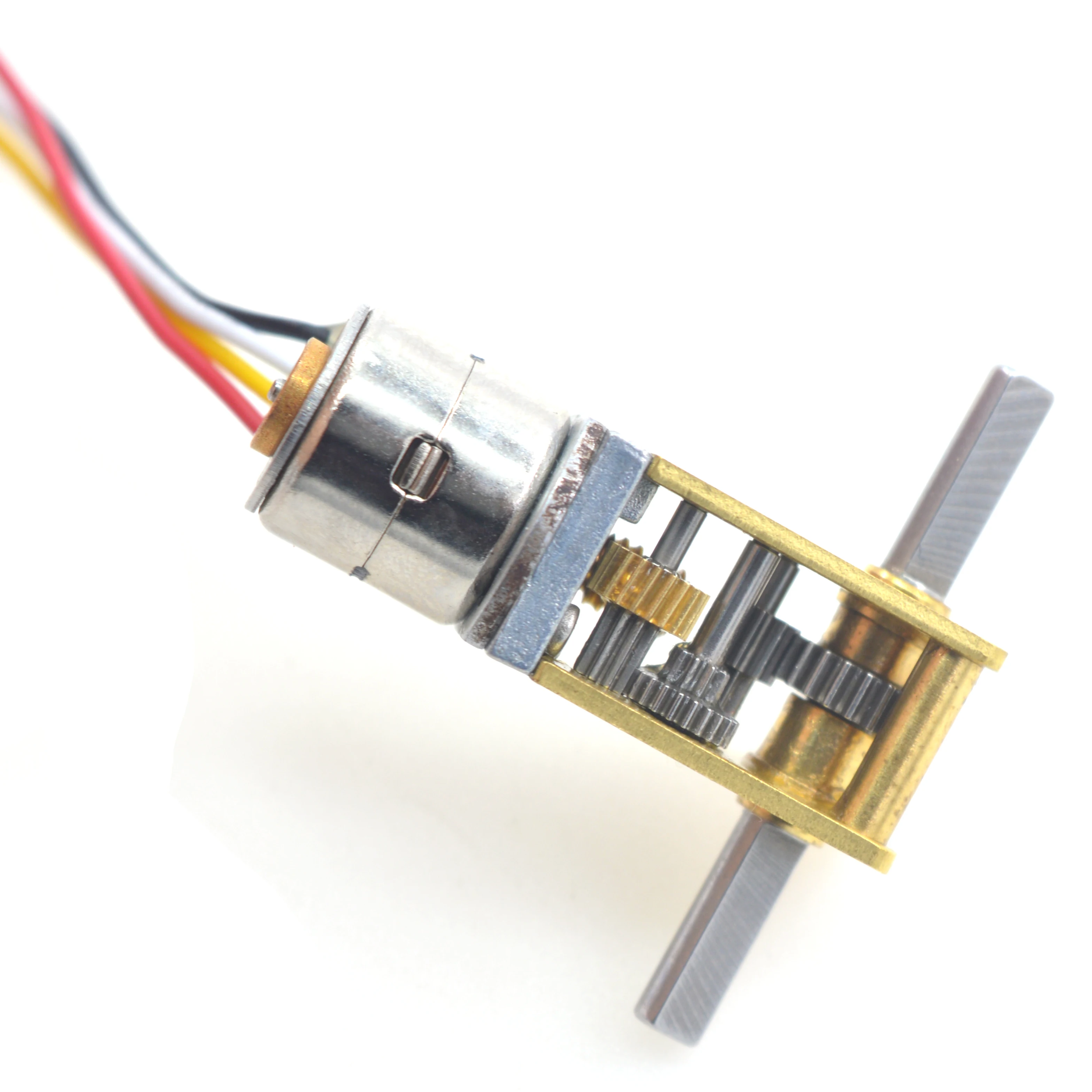 DC 5V GM1218-10BY Mini Micro Stepper Motor Metal Gearbox 2 Phase Worm Gear Brushless Reduction Step Motor Reducer Stepper Motor
